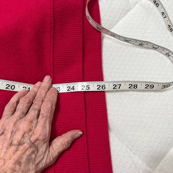 NWT FREE PEOPLE 100% Cashmere Red Pullover Sweater. Size Small fits up to Large. - Picture 8 of 8